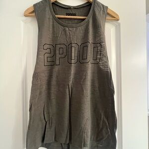 2Pood Women's Gray Tank Top